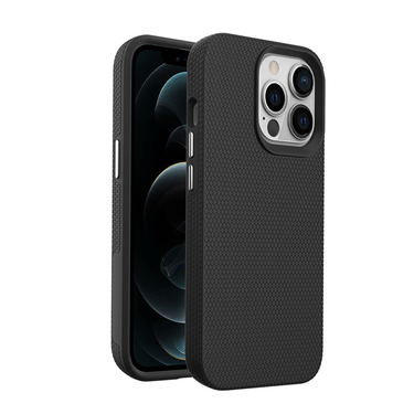 iPhone 14 Pro Max Compatible Case Cover With Shockproof Rugged Cover - Black